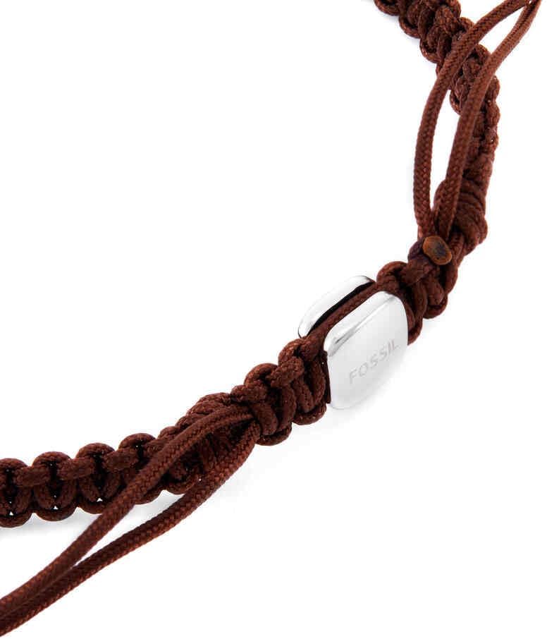 Fossil Roestvrij stalen herenarmband met schuifsluiting