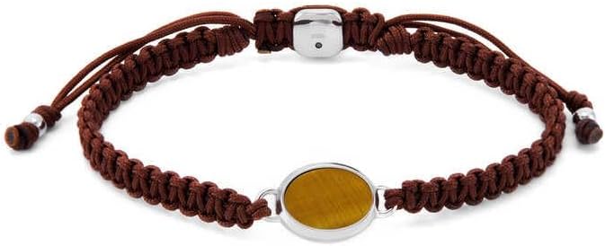 Fossil Roestvrij stalen herenarmband met schuifsluiting