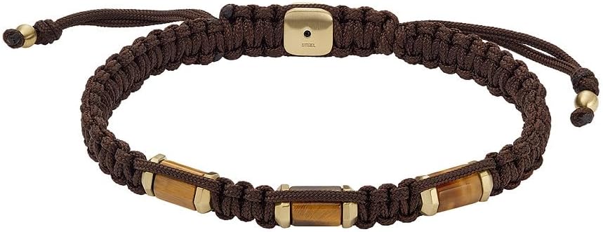 Fossil Roestvrij stalen herenarmband met schuifsluiting