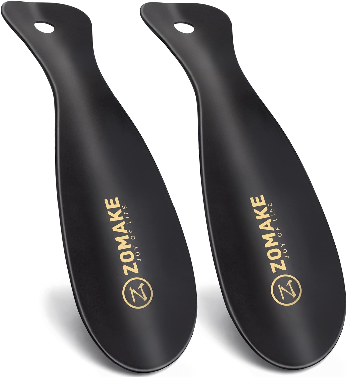 ZOMAKE Metalen Schoenhoorn - 2st Kleine Schoenlepel Luie Schoenhelper,19cm Korte Schoenhoorns Met Haak Voor Mannen Vrouwen Ouderen Kinderen