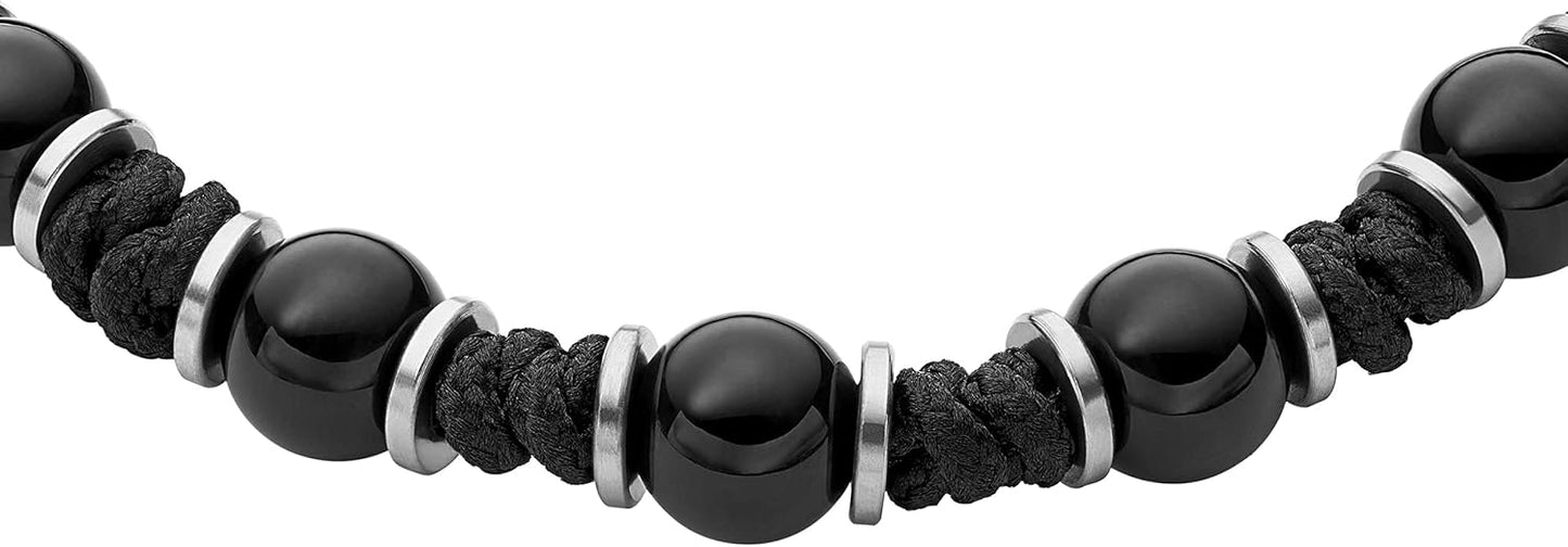 Fossil Roestvrij stalen herenarmband met schuifsluiting