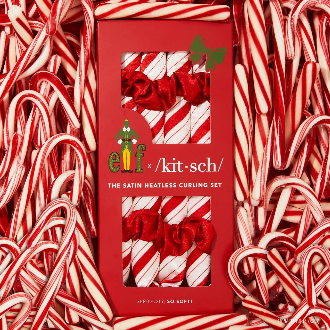 Kitsch Satijnen, hitteloze krulspelden, haarkrulspelden voor kort haar en lang haar, hitteloze krulspelden voor 's nachts, zonder hitte, haarkrulspelden voor hitteloze krullen, haarkrulspelden